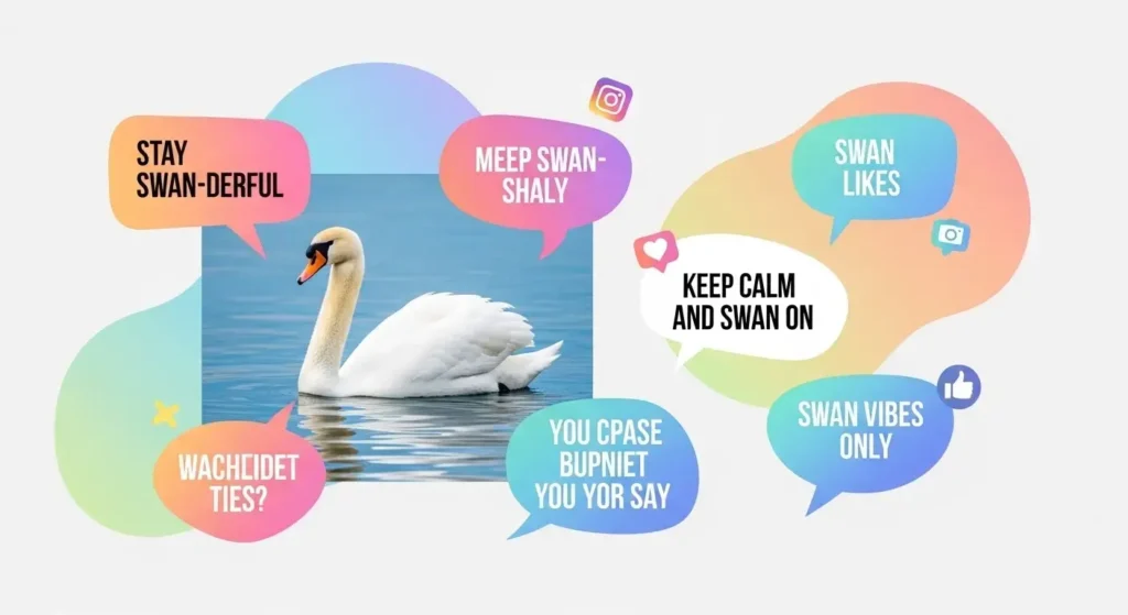 Swan Puns for Instagram Captions