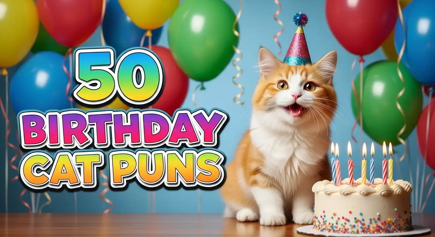 Birthday Cat Puns